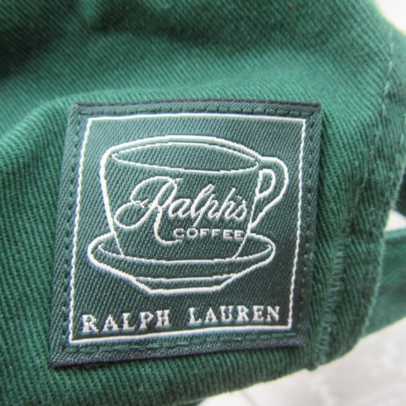 Polo Ralph Lauren Ralph's Coffee New York NYC Baseball Hat Cap Green NEW - Picture 7 of 13